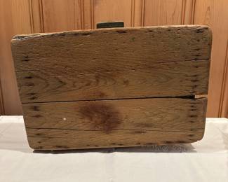 B38 - $95. Antique Garden Basket in very good antique condition! Great Display Piece!