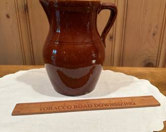 B34 - $30. Antique NorthStar Stoneware Pitcher. Excellent Condition.
