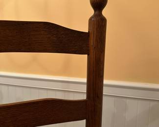 B152 - $400. 6 Ladder Back Chairs with Rush Seats. All Sturdy and in very good condition!