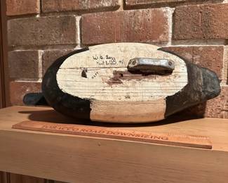 B4 - $75. WG Legg decoy Kent Island MD (WH Legg?)
