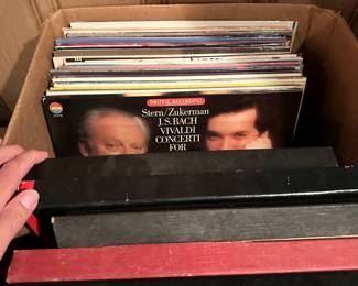 $3 Each. No Holds - you must come to see. 2 boxes of records including. Mozart, Brahms, Tchaikovsky, Andy Williams, Beethoven, Philharmonic, Tijuana Brass, Bill Pursell, Vivaldi, Burl Ives, Bach.