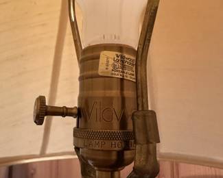 B48 - $30. Wildwood Table Lamp with nice shade.