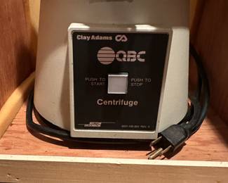 B115 - $400. QBC II Plus and Clay Adams QBC Centrifuge.