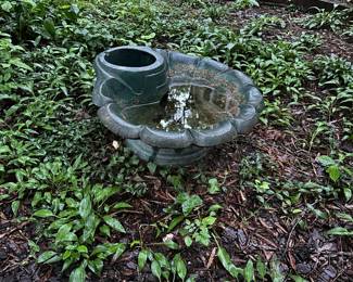 B141 - $40. Base of a fountain. Heavy Concrete.