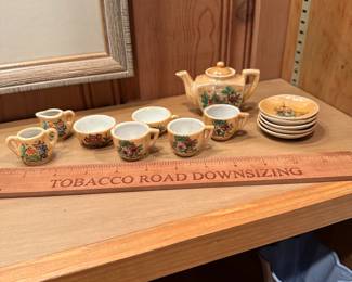 B87 - $15. Small Toy Porcelain Tea Set.
