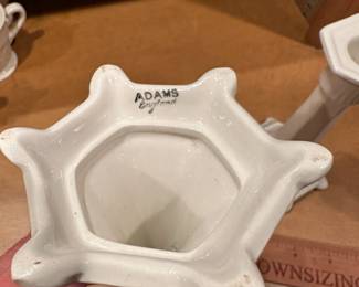 B91 - $15. PAIR Adams England Candlesticks.