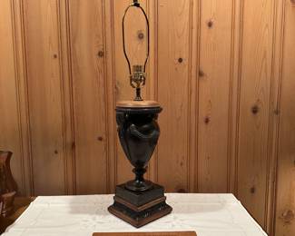 B47 - $30. Heyward House Figural Table Lamp - needs shade.