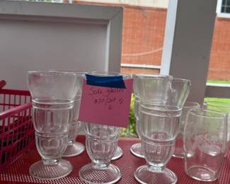 Soda glasses