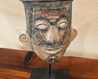 Tribal Terracotta Mask