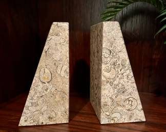 Marble Bookends