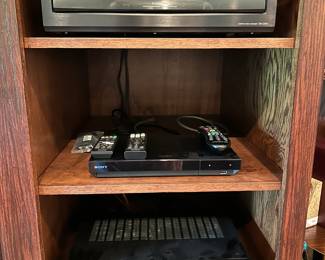 Onkyo Disc Player, Sony BluRay, and Receiver