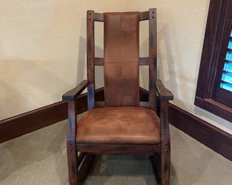 Pemberly Row Wood Rocker