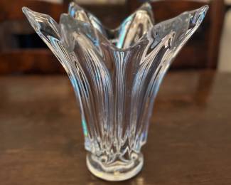 French Crystal Vase