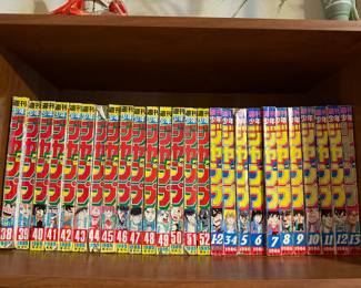 ONE OF A KIND COLLECTION OF JAPANESE ANIME MANGA COMIC BOOKS ~ AVAILABLE FOR PRE_SALE COLLECTION VALUED AT $50,000.00 WE ARE TAKING OFFERS