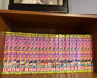 ONE OF A KIND COLLECTION OF JAPANESE ANIME MANGA COMIC BOOKS ~ AVAILABLE FOR PRE_SALE COLLECTION VALUED AT $50,000.00 WE ARE TAKING OFFERS