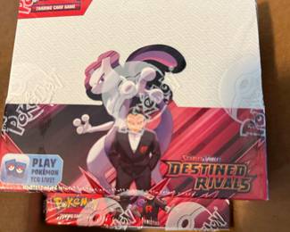 HIGHLY SOUGHT AFTER NEW RELEASE POKEMON DESTINED RIVALS~ SOLD BY THE SEALED CASE, SEALED BOX AND SEALED PACKS