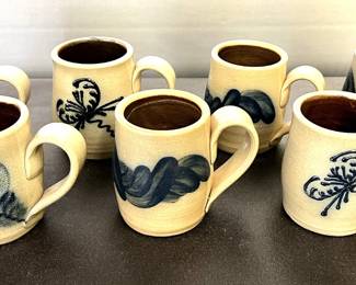 Pottery mugs