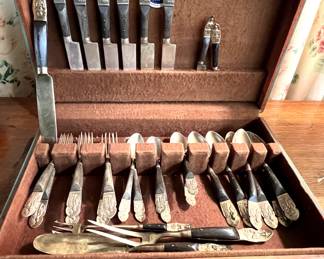 Flatware with brass, Thailand