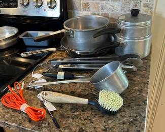 pots, etc.