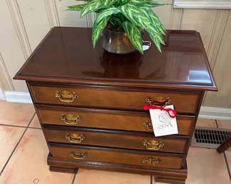silver chest