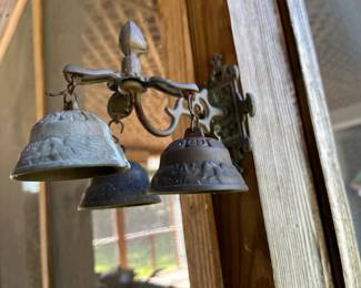 Victorian Gothic Brass Door Bell