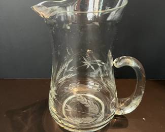 MCM Glass Pitcher