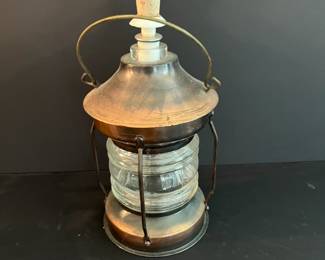 Vintage Music Box Brass Copper Liquor Decanter Lantern Sankyo Japan