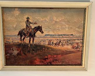 C.M Russel Print