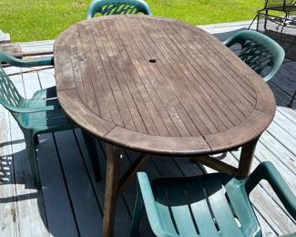Patio table and chairs