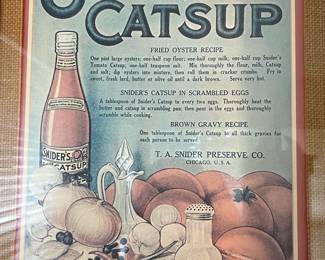 Snider's Catsup Advertising