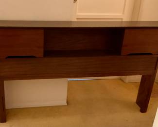 Headboard with Sliding Doors