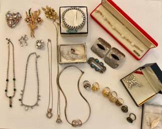 Assortment of Vintage Jewelry