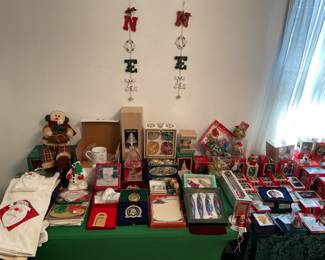 Christmas Towels, & Ornaments.