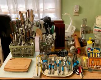 Kitchen: Flatware. Paper Towel Holders. Cutting Boards. Small Appliances.