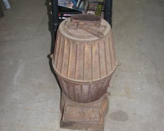 small cast iron wood stove