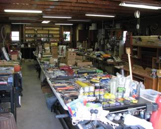 the garage is really full!
