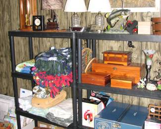 lighting, small cedar chests, linens and more
