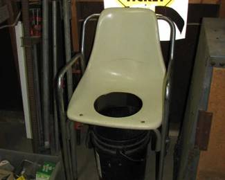 mid century potty chair
