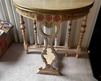Wall table for bedroom set
