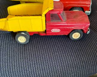 Vintage metal Tonka Toy Trucks