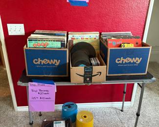 Vinyl LPs and 45s