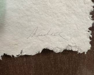 Detail of Signature