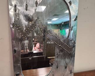 Brutalist Style Mirror