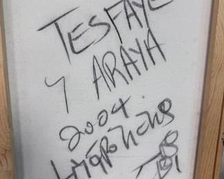 Detail of Signature, etc.