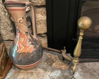 Brass and Pottery