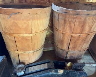 Wood harvest baskets