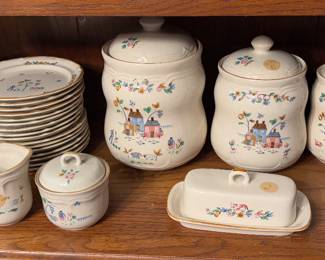 Large set of Heartland stoneware