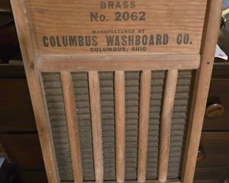 Early vintage wash board