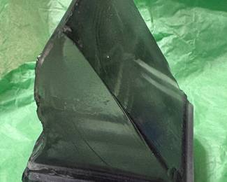 Antique architectural vault/sidewalk prism glass piece, some chipping