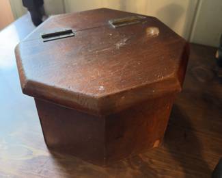 Early vintage octagonal box